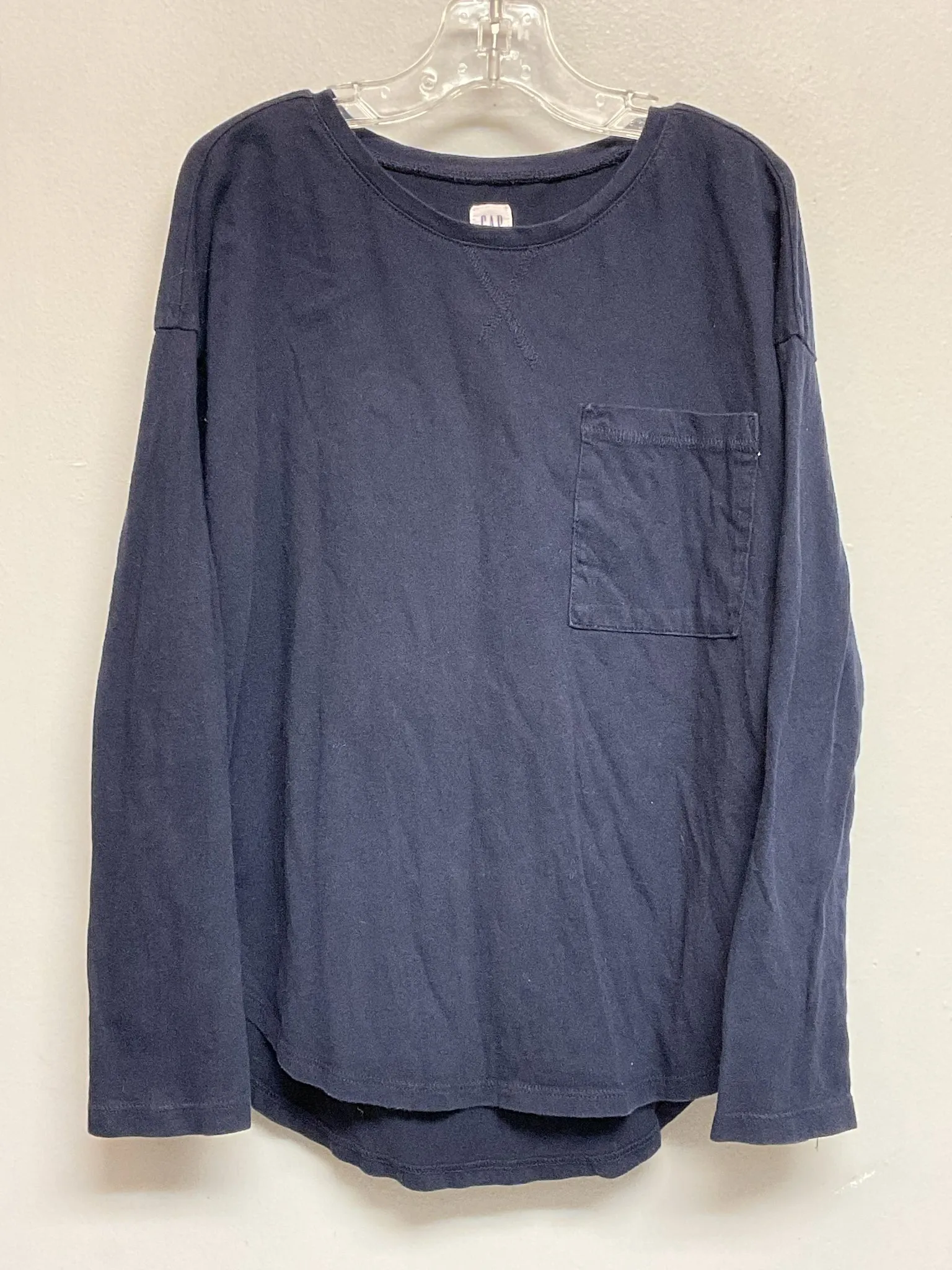 Gap Size 8 Navy Cotton Big Girls Tees/Polos/Tunics