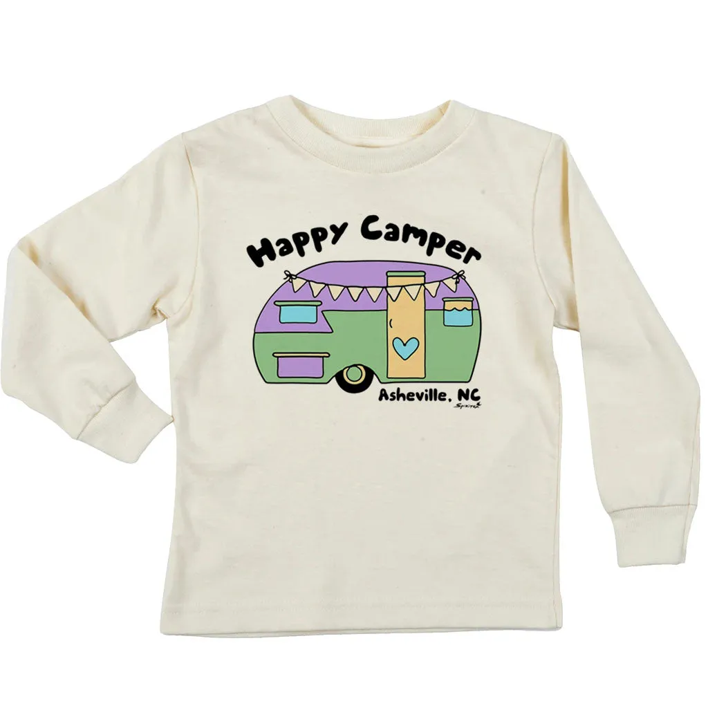 Happy Camper Long Sleeve Graphic Tee