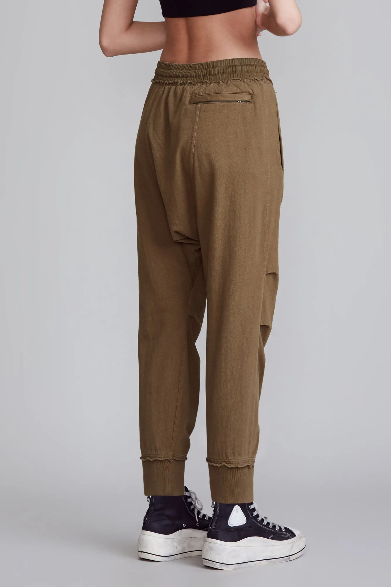 HAREM SWEATPANT - OLIVE