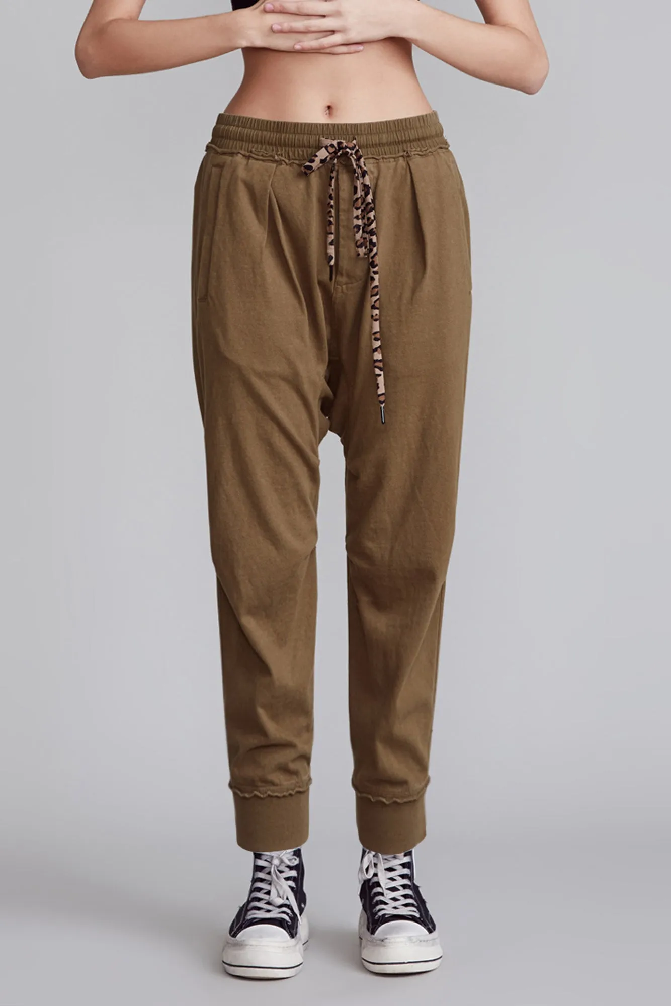 HAREM SWEATPANT - OLIVE
