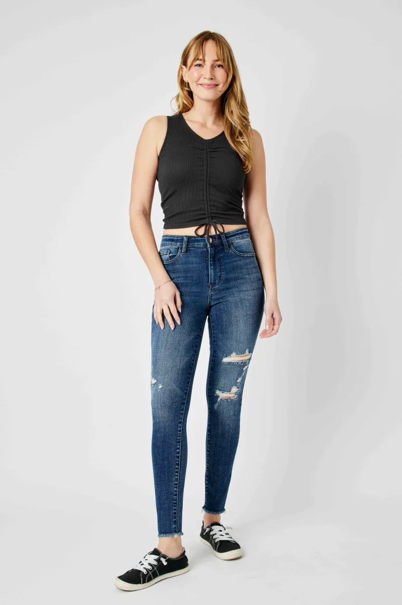 Judy Blue High Waist Destroyed Skinny Jeans