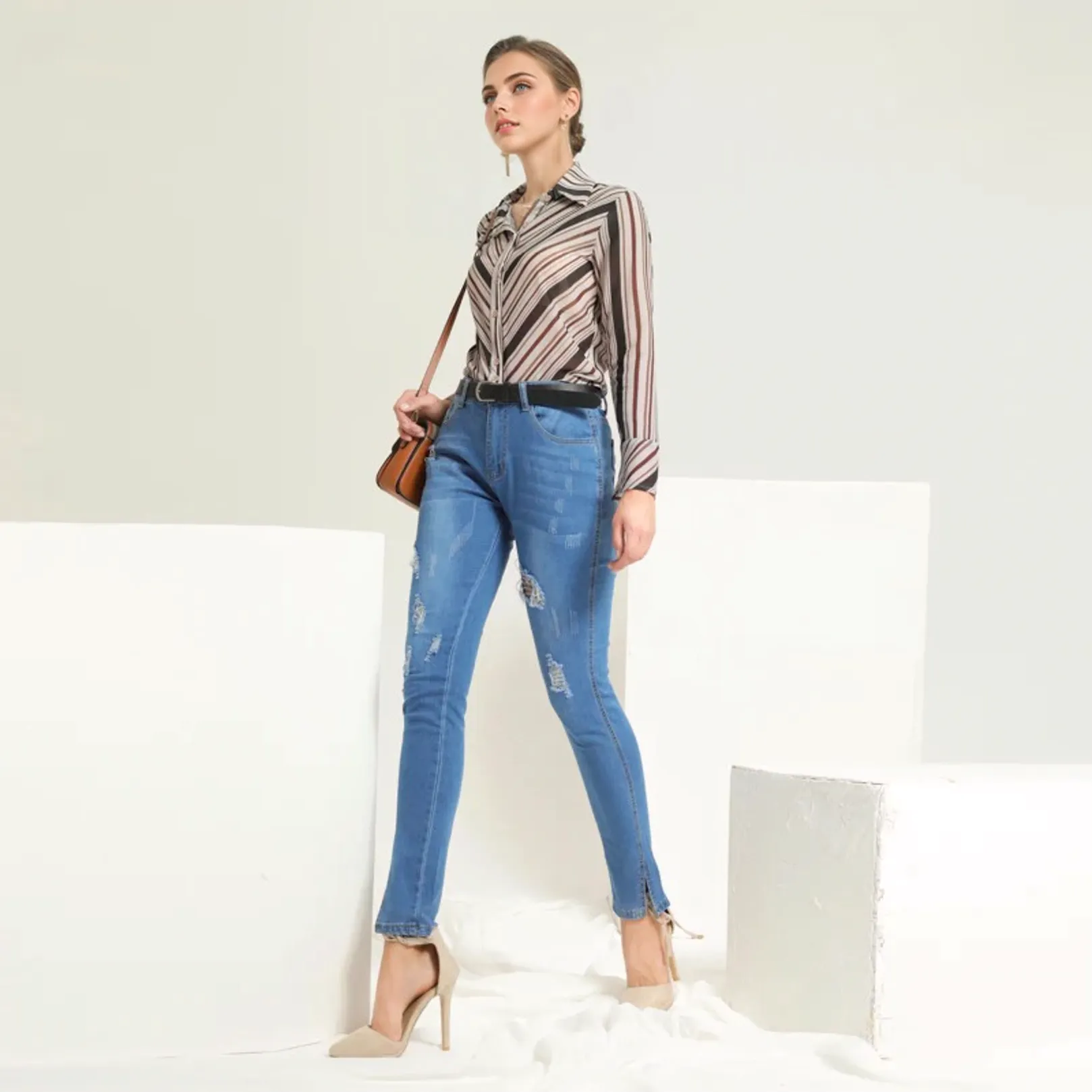 Julia Fashion - High Waist Jeans