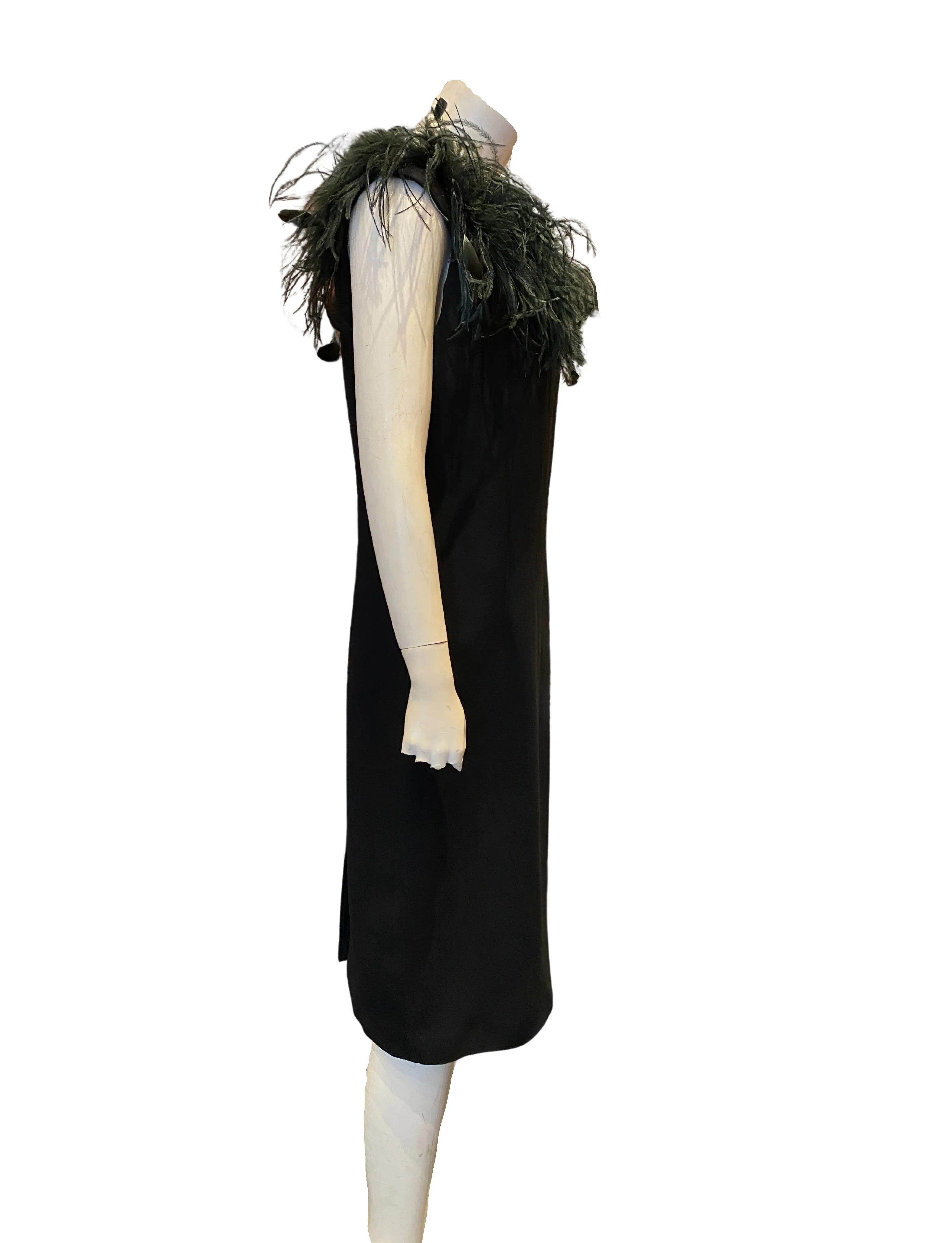 Rouge à Lèvres Feather Dress |L|IT46|US10|