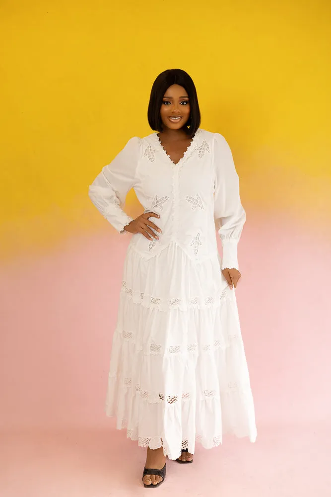 ROYAL DRESS - WHITE