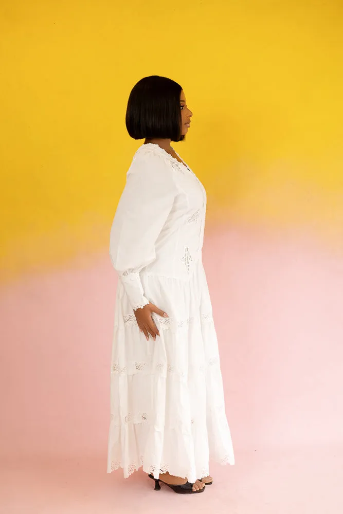 ROYAL DRESS - WHITE