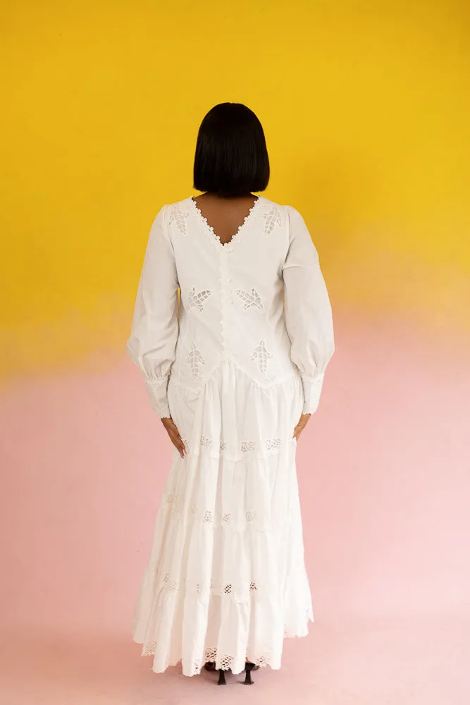 ROYAL DRESS - WHITE