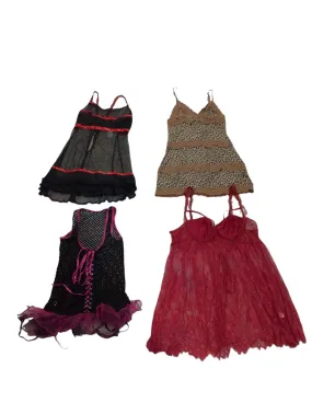 Y2k 2024 - Lace & Mesh Tops - 17 pcs